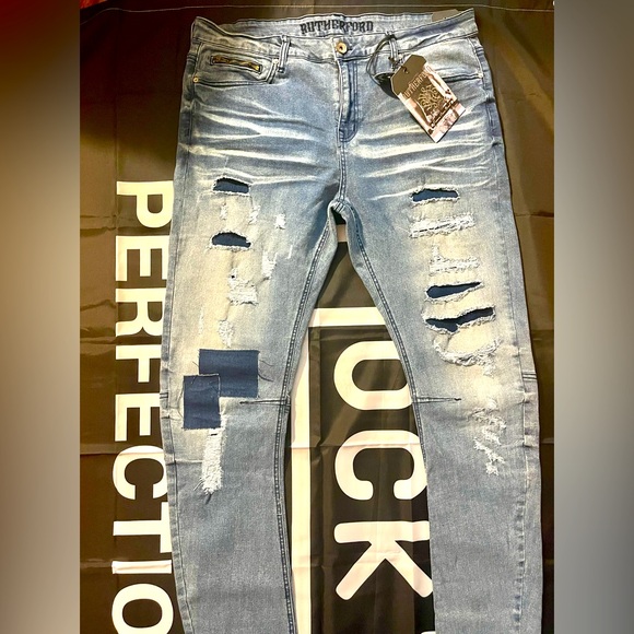 Distressed Rutherford Jeans - Picture 3 of 8